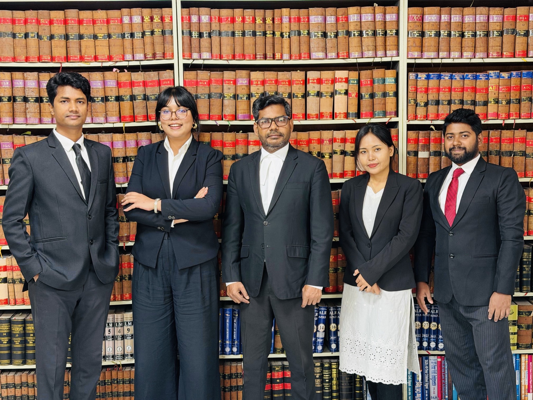 In the law library