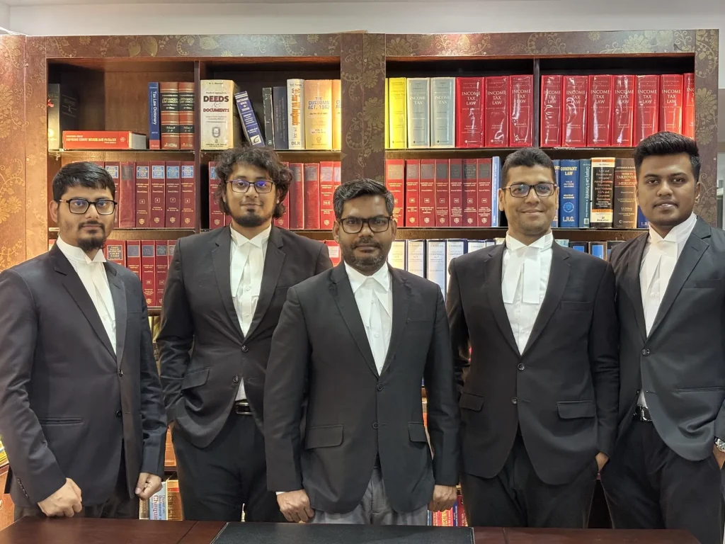 The Legacy Attorneys legal team in the chambers library